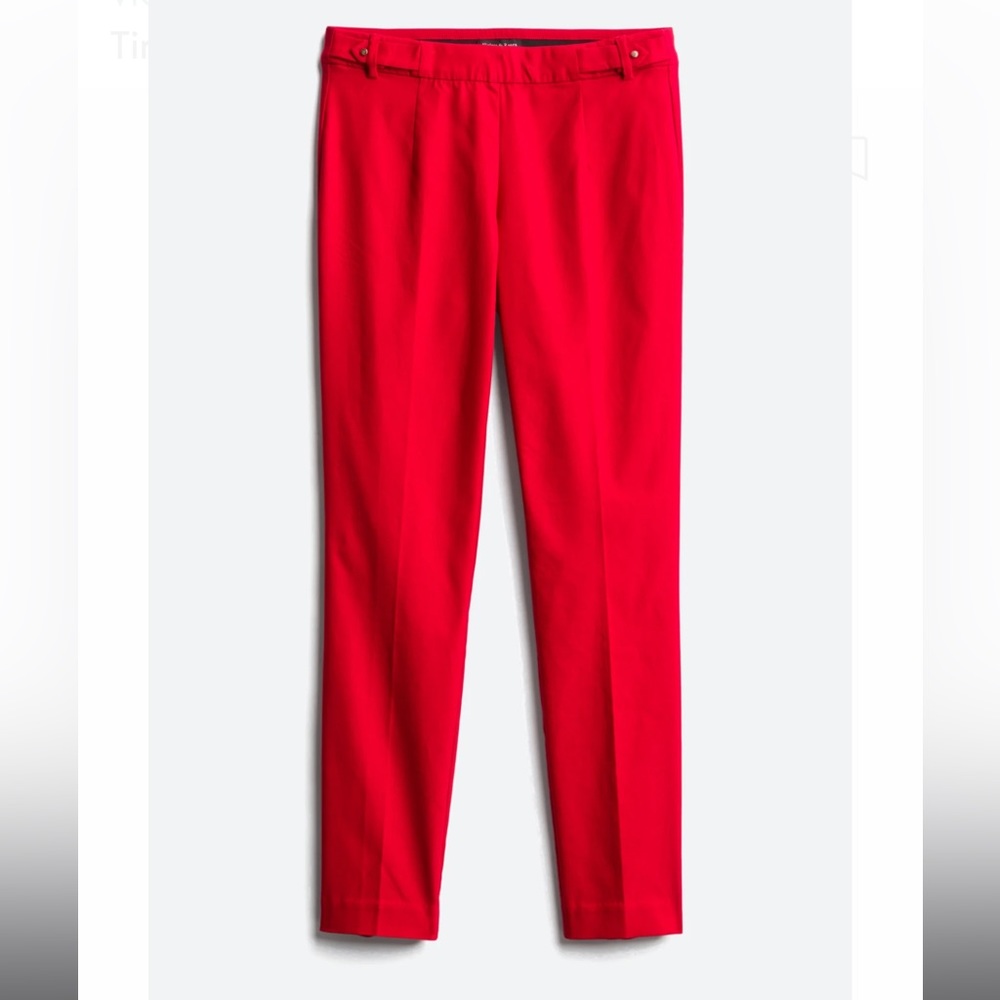 EUC VIOLETS & ROSES Tinsley Mid Rise Slim Straight Trouser - Size 8